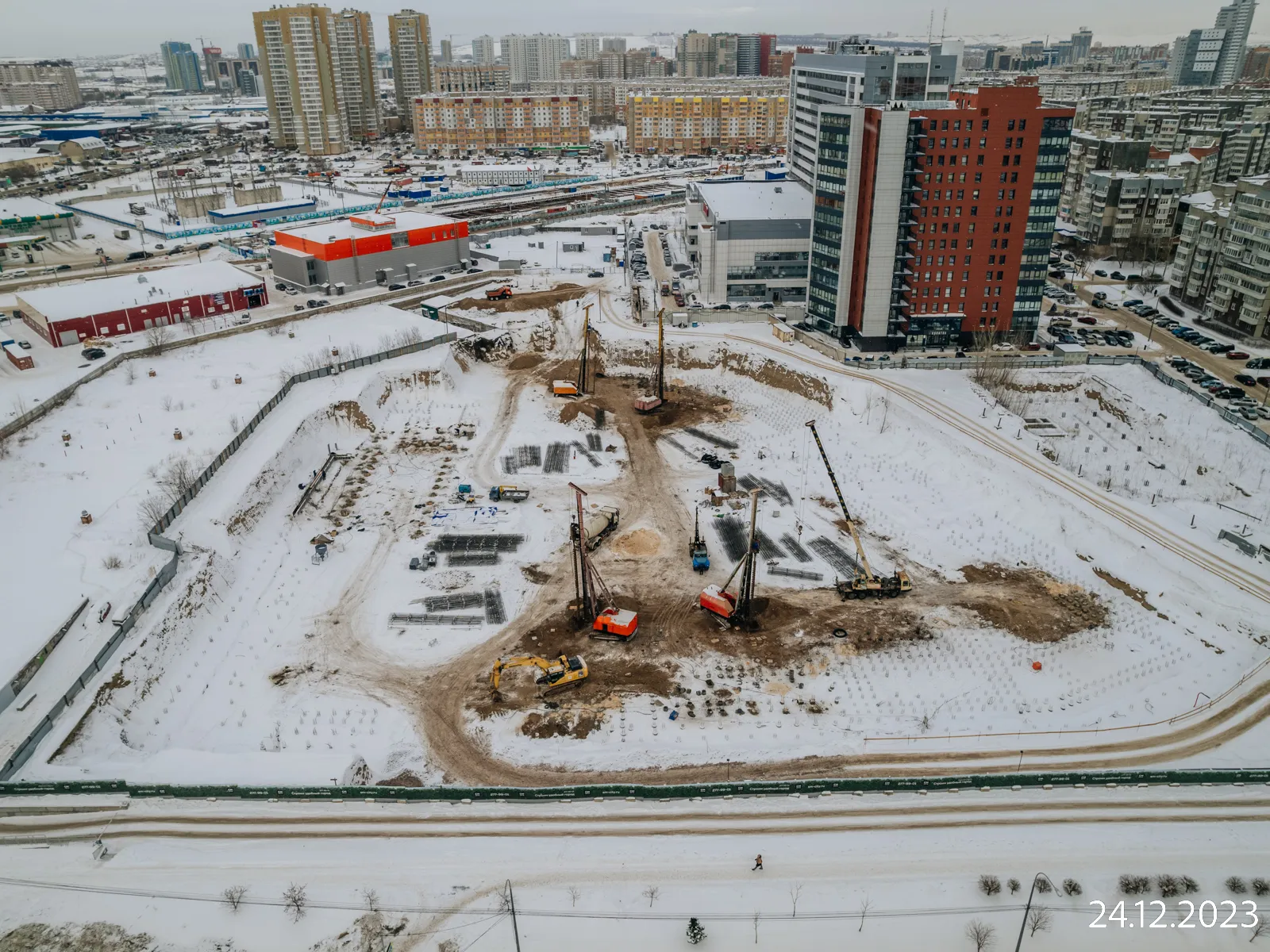 ЖК Сити-квартал на Взлетной ход строительства