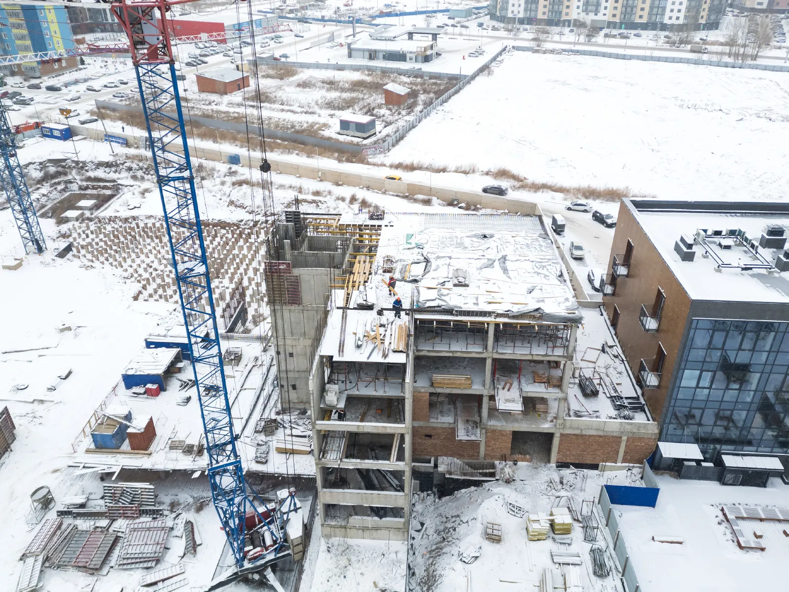 ЖК Высотный микрорайон "ЧИЖИ" ход строительства