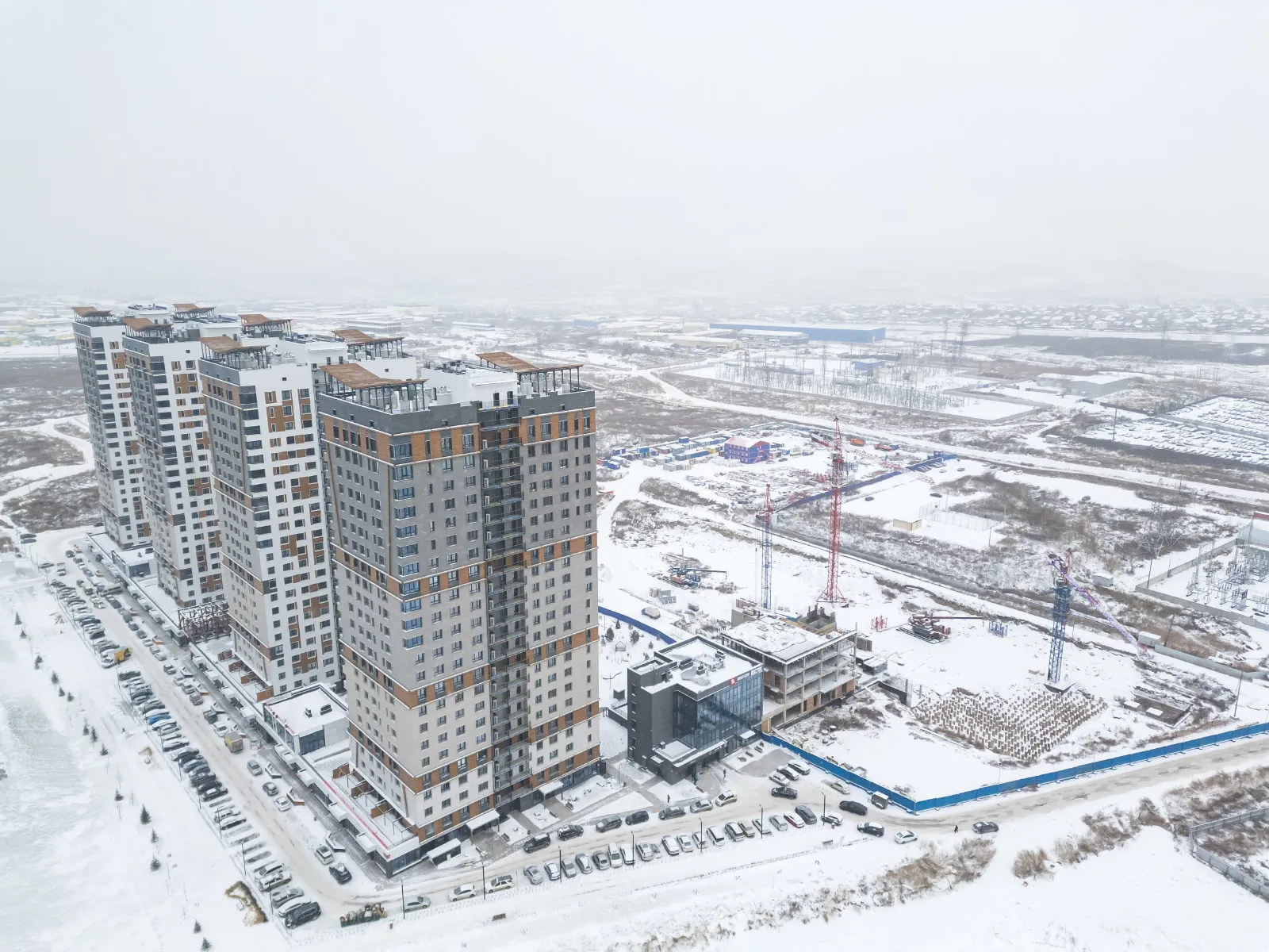 ЖК Высотный микрорайон "ЧИЖИ" ход строительства