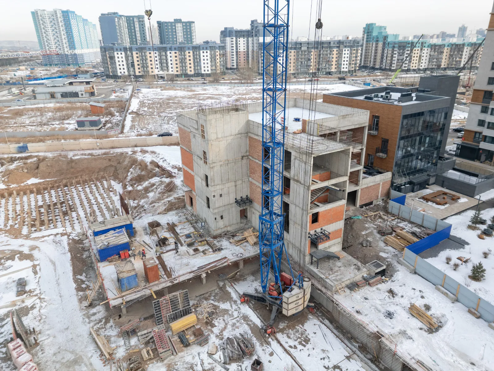 ЖК Высотный микрорайон "ЧИЖИ" ход строительства
