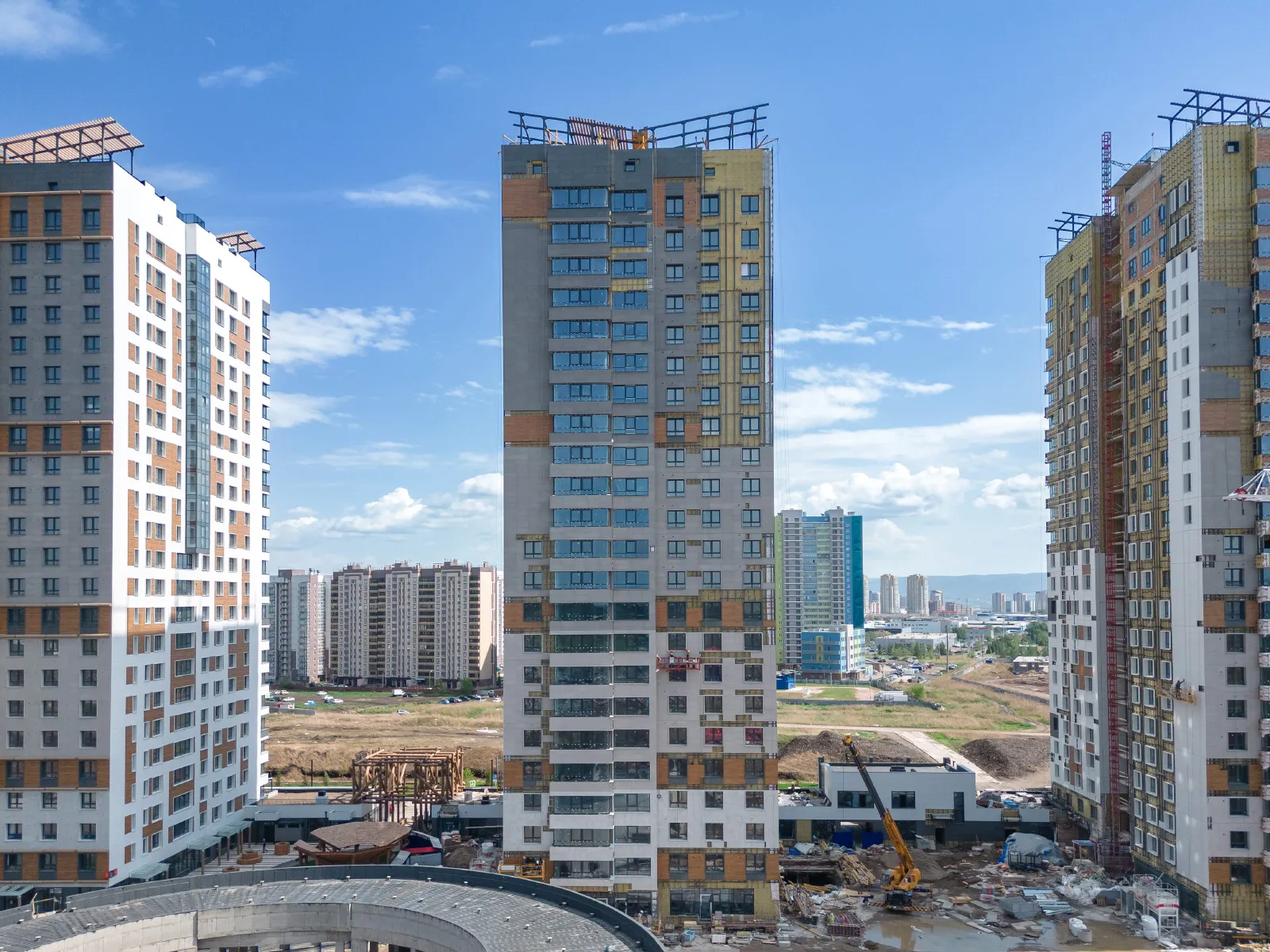 ЖК Высотный микрорайон "ЧИЖИ" ход строительства