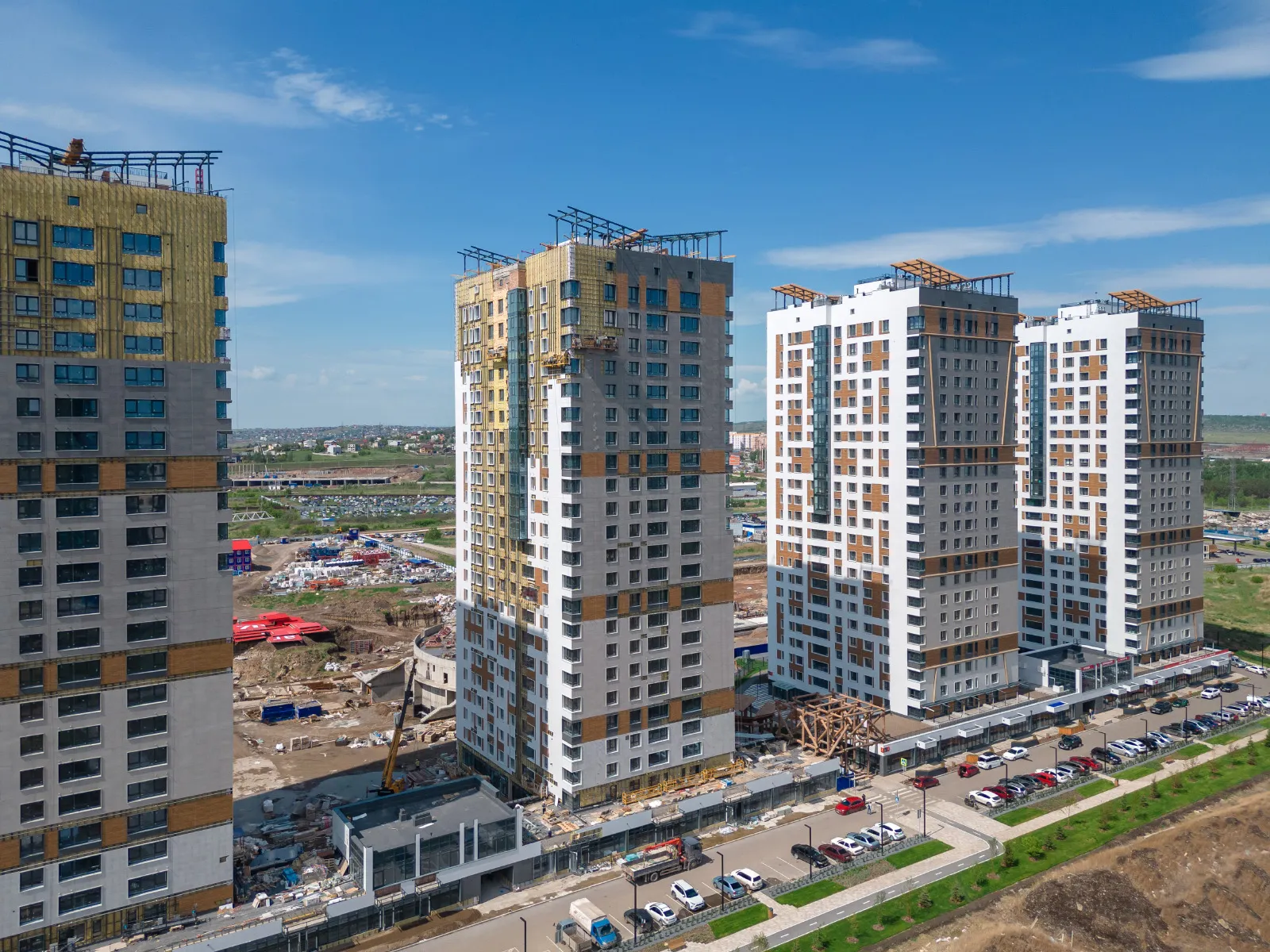 ЖК Высотный микрорайон "ЧИЖИ" ход строительства