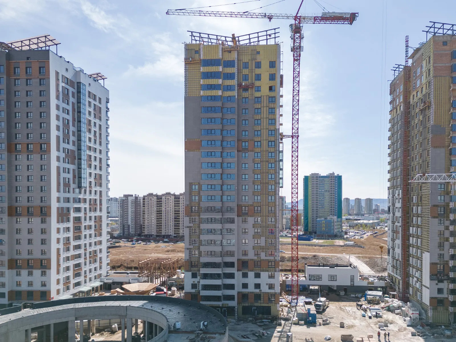ЖК Высотный микрорайон "ЧИЖИ" ход строительства