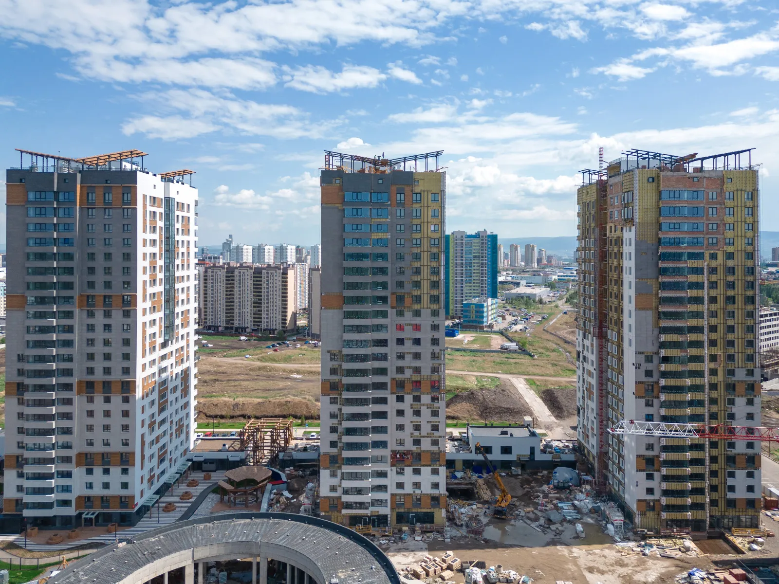 ЖК Высотный микрорайон "ЧИЖИ" ход строительства