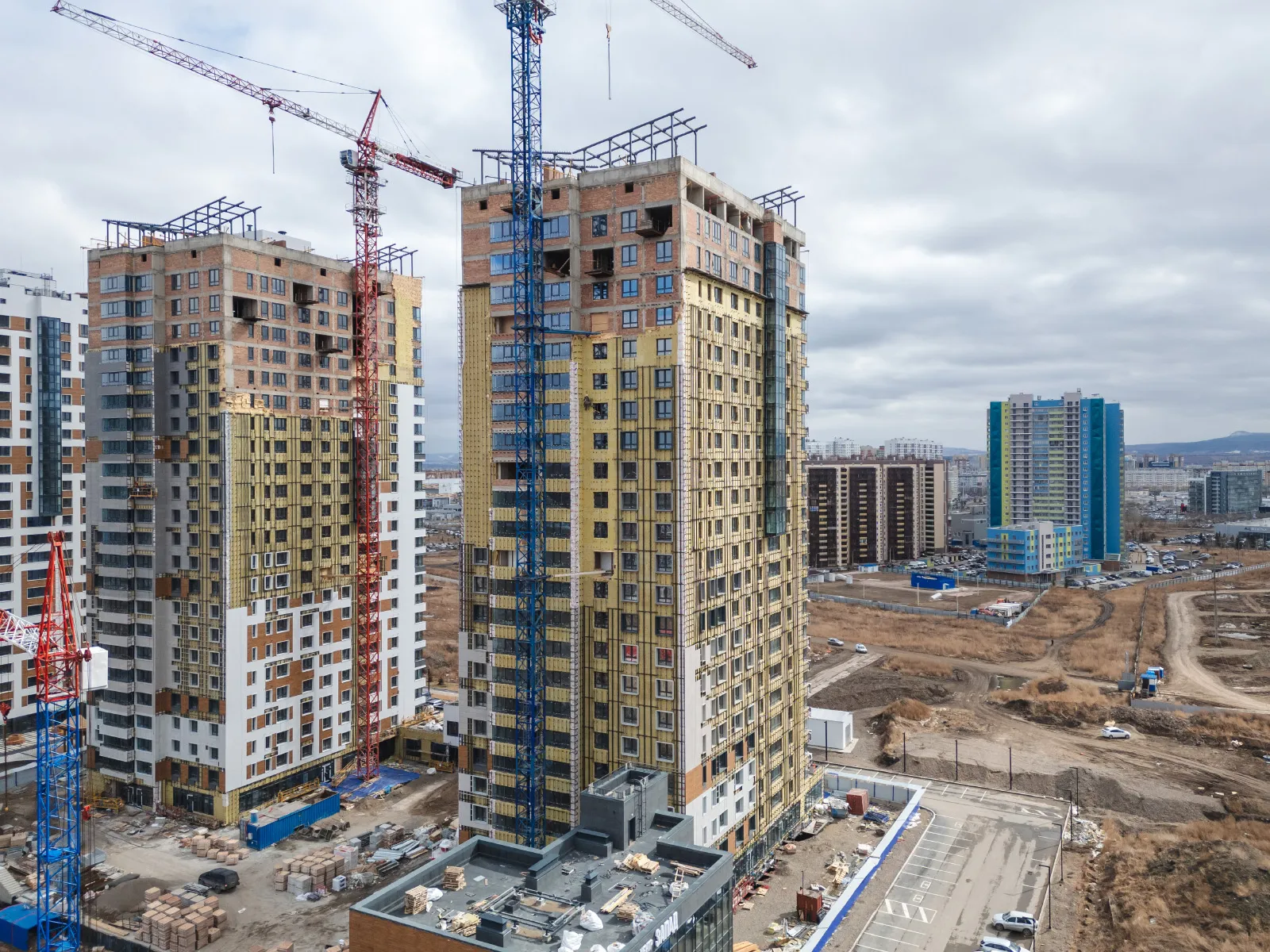 ЖК Высотный микрорайон "ЧИЖИ" ход строительства