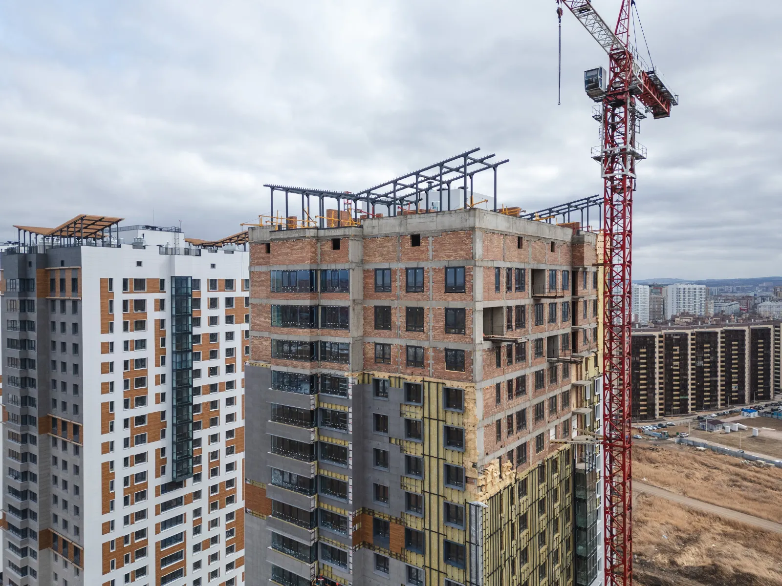 ЖК Высотный микрорайон "ЧИЖИ" ход строительства