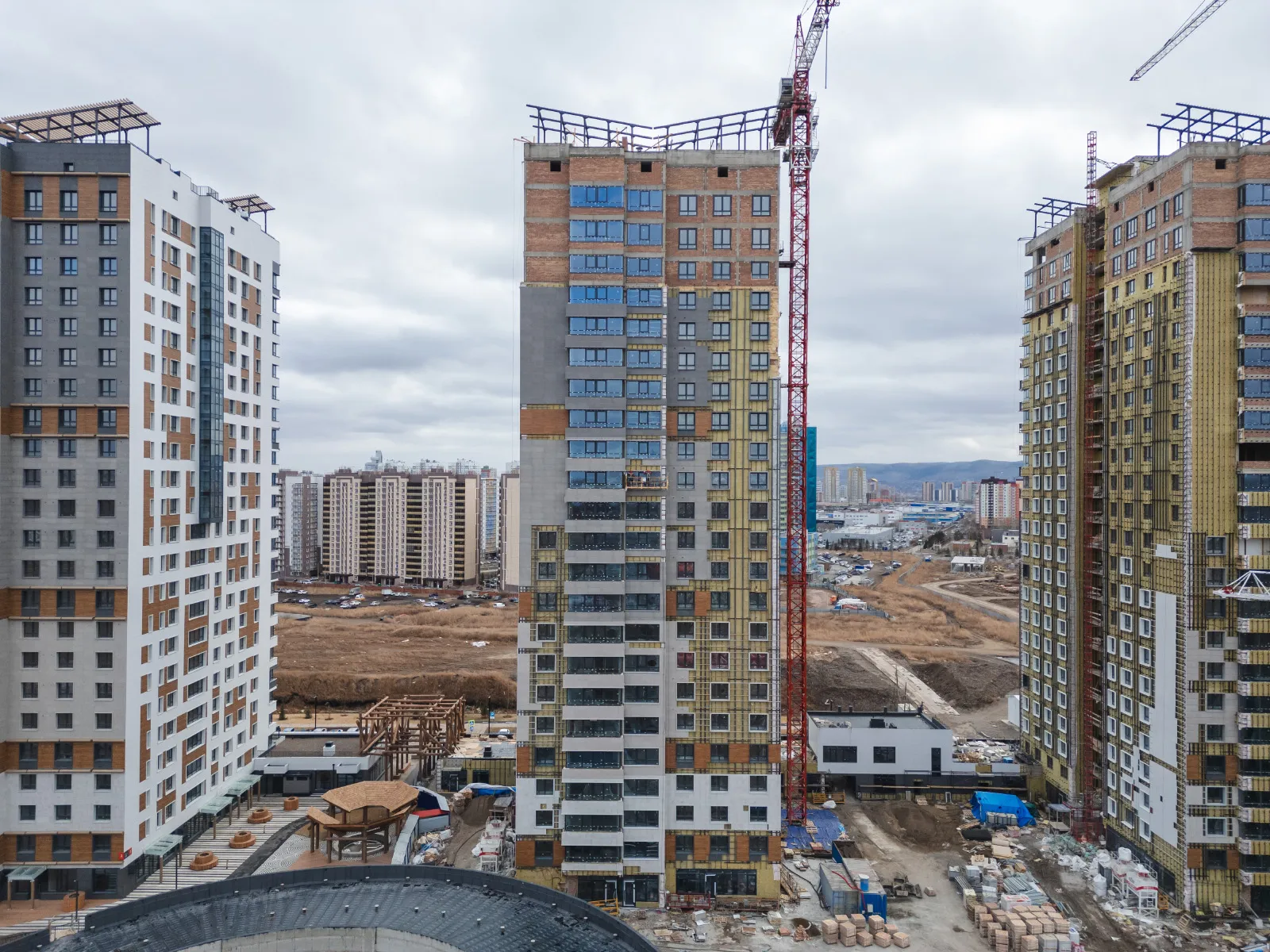 ЖК Высотный микрорайон "ЧИЖИ" ход строительства