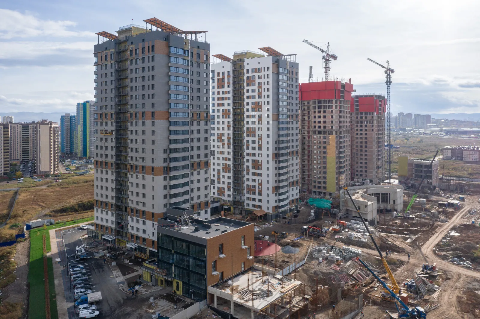 ЖК Высотный микрорайон "ЧИЖИ" ход строительства
