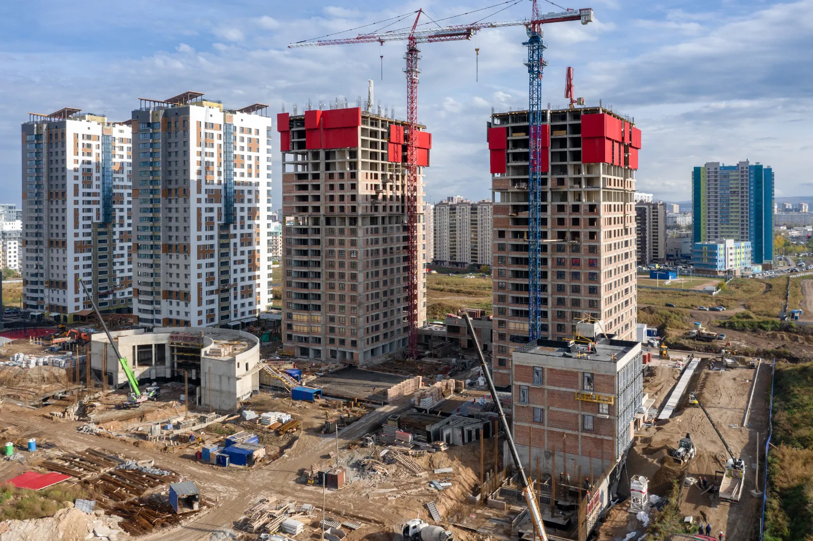 ЖК Высотный микрорайон "ЧИЖИ" ход строительства