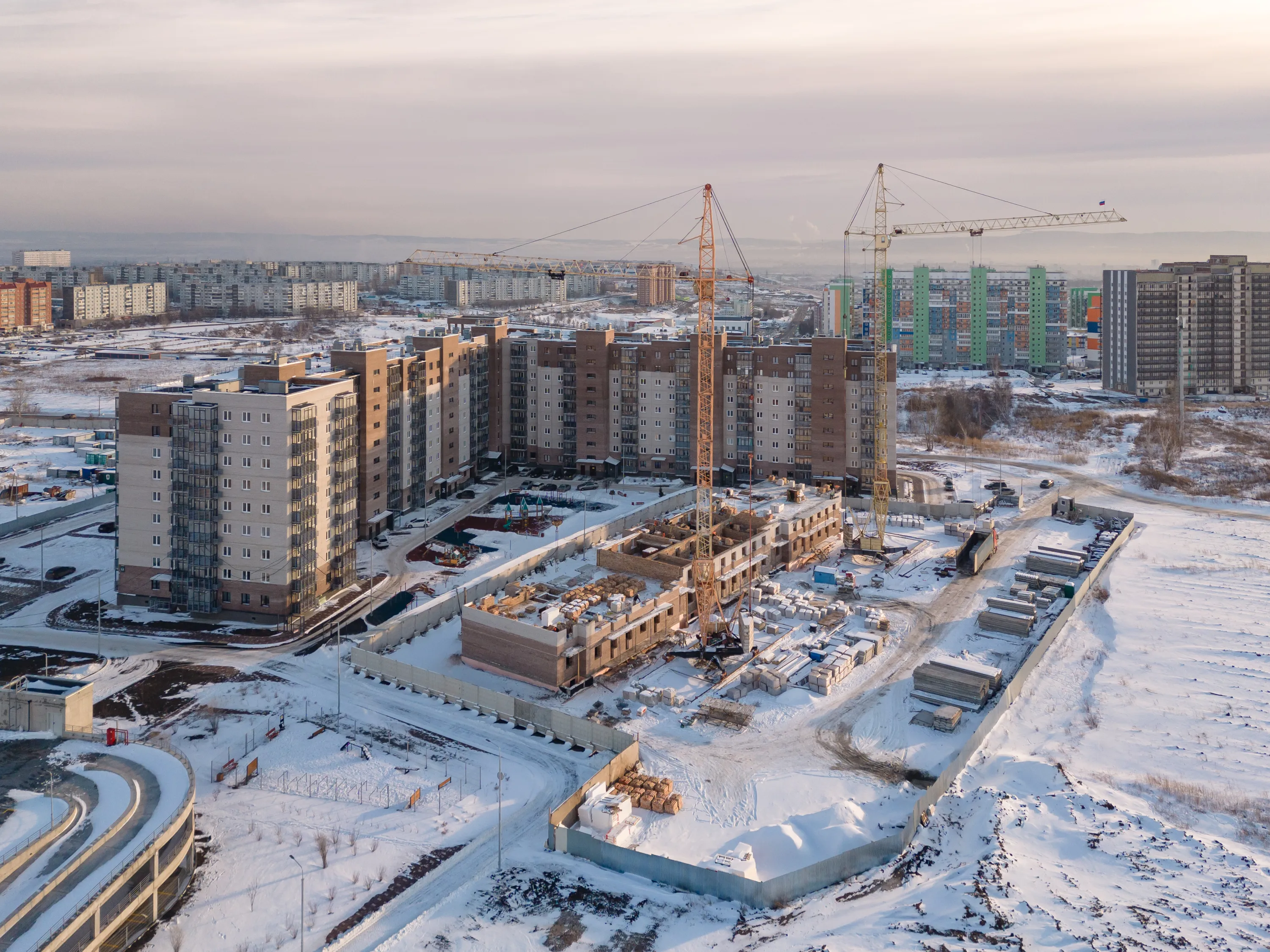 ЖК МЯТА ход строительства