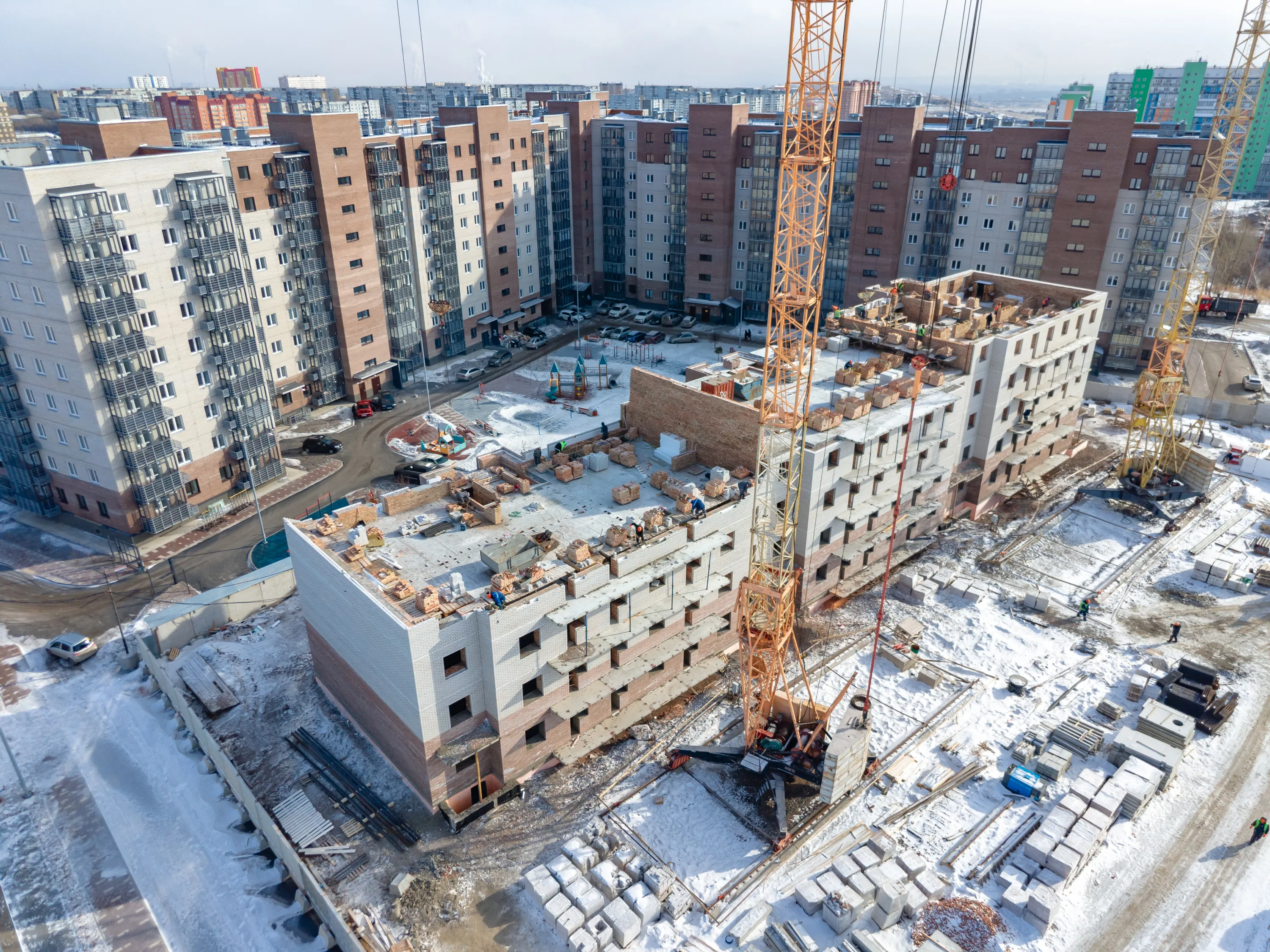 ЖК МЯТА ход строительства