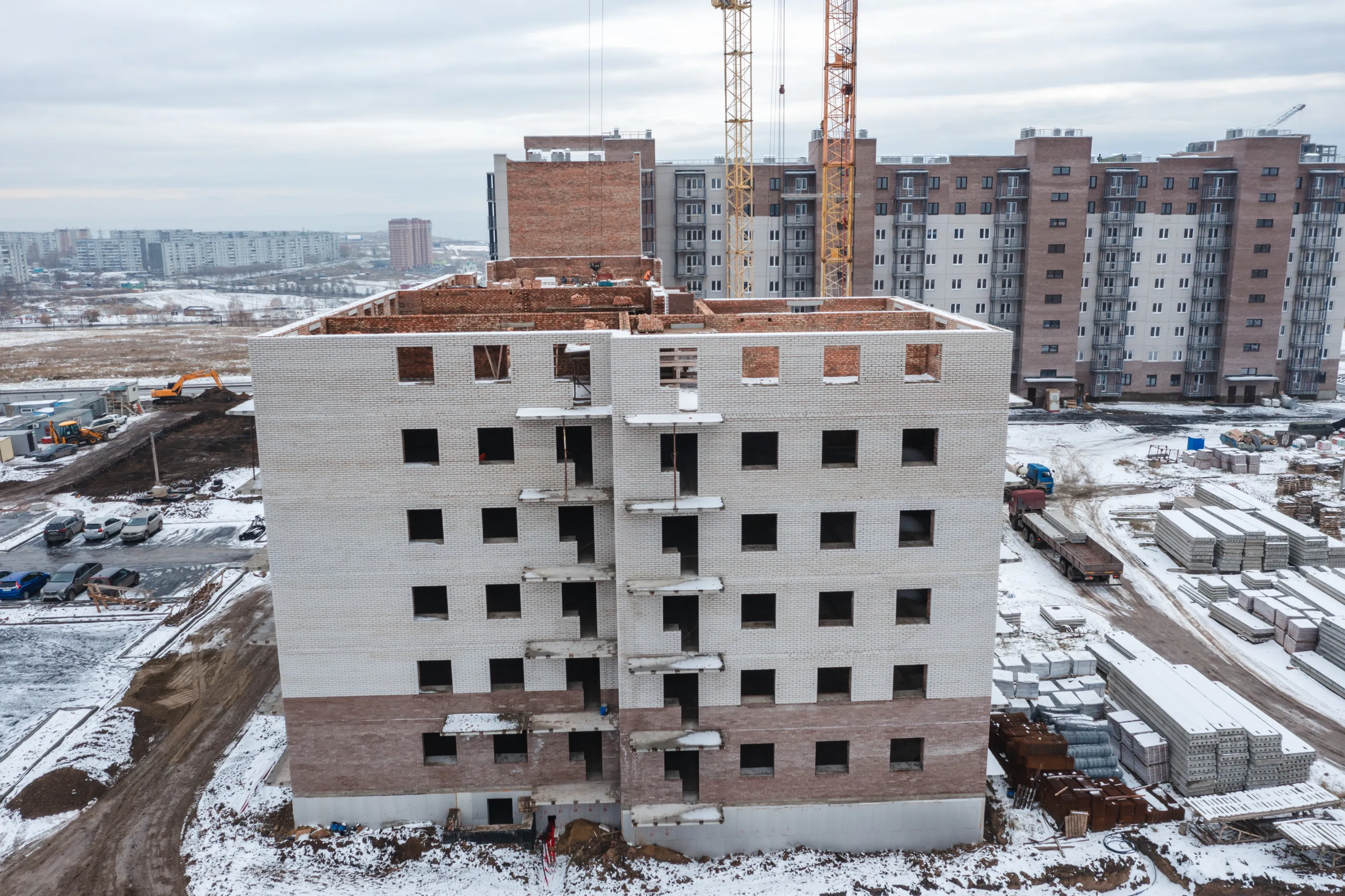 ЖК МЯТА ход строительства