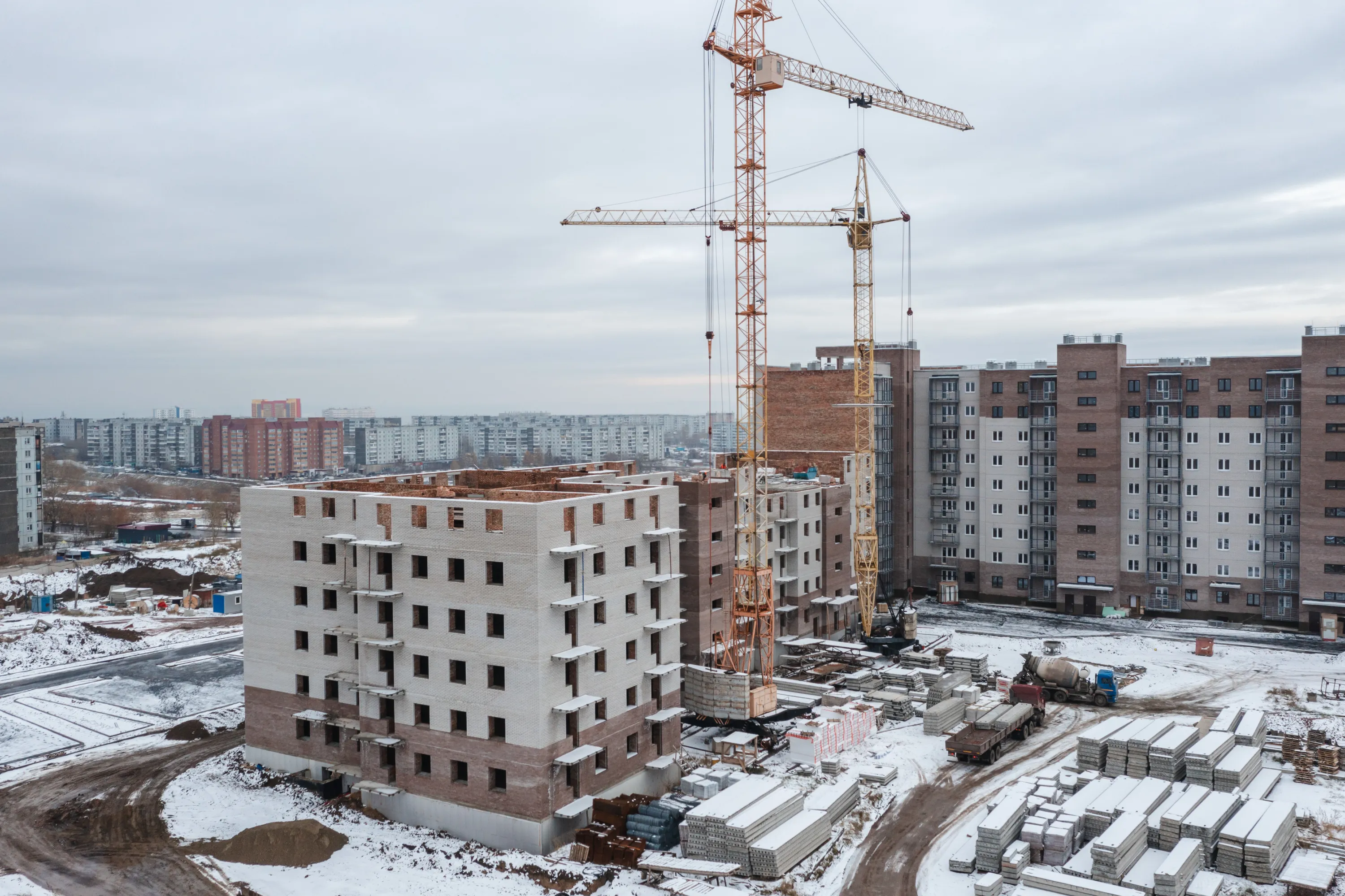 ЖК МЯТА ход строительства