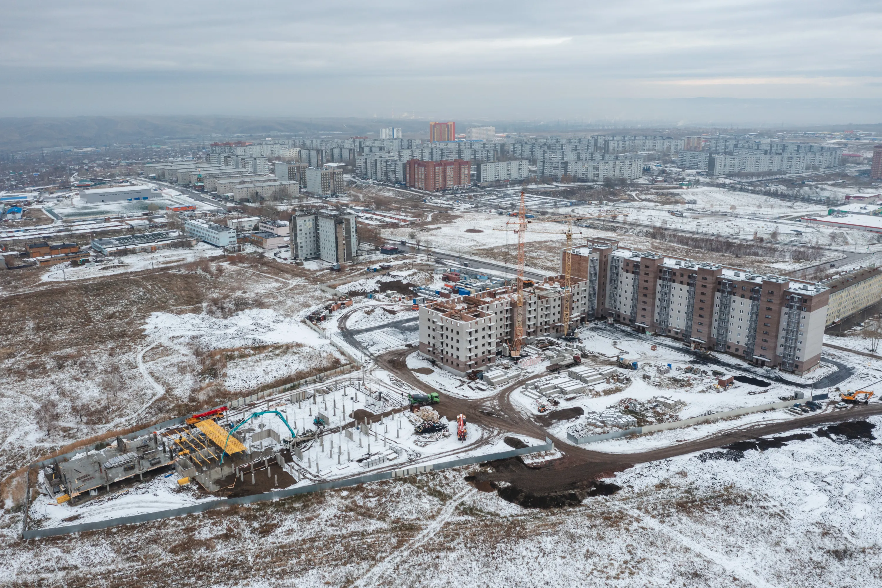 ЖК МЯТА ход строительства