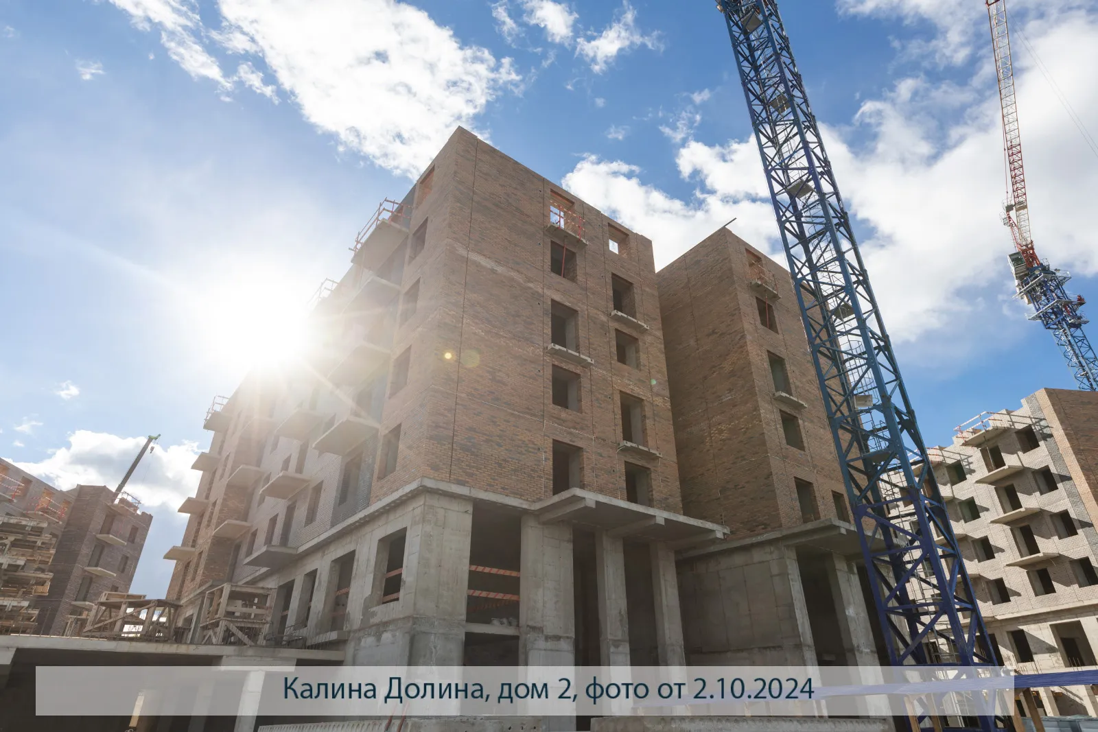 ЖК Калина-Долина ход строительства