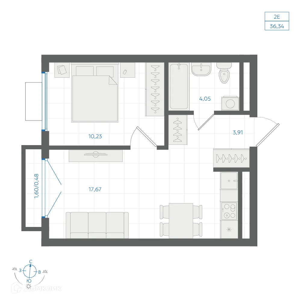 Фото квартиры в ЖК Центральный Парк