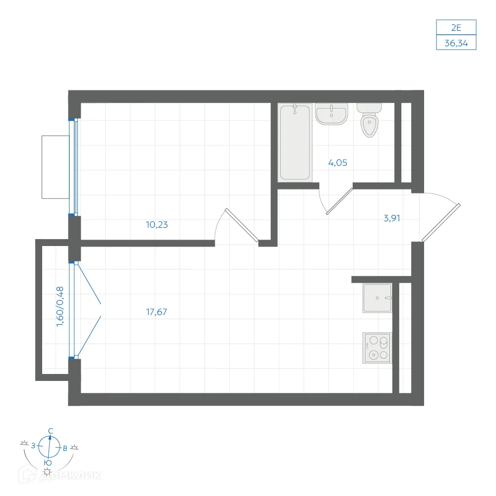 Фото квартиры в ЖК Центральный Парк