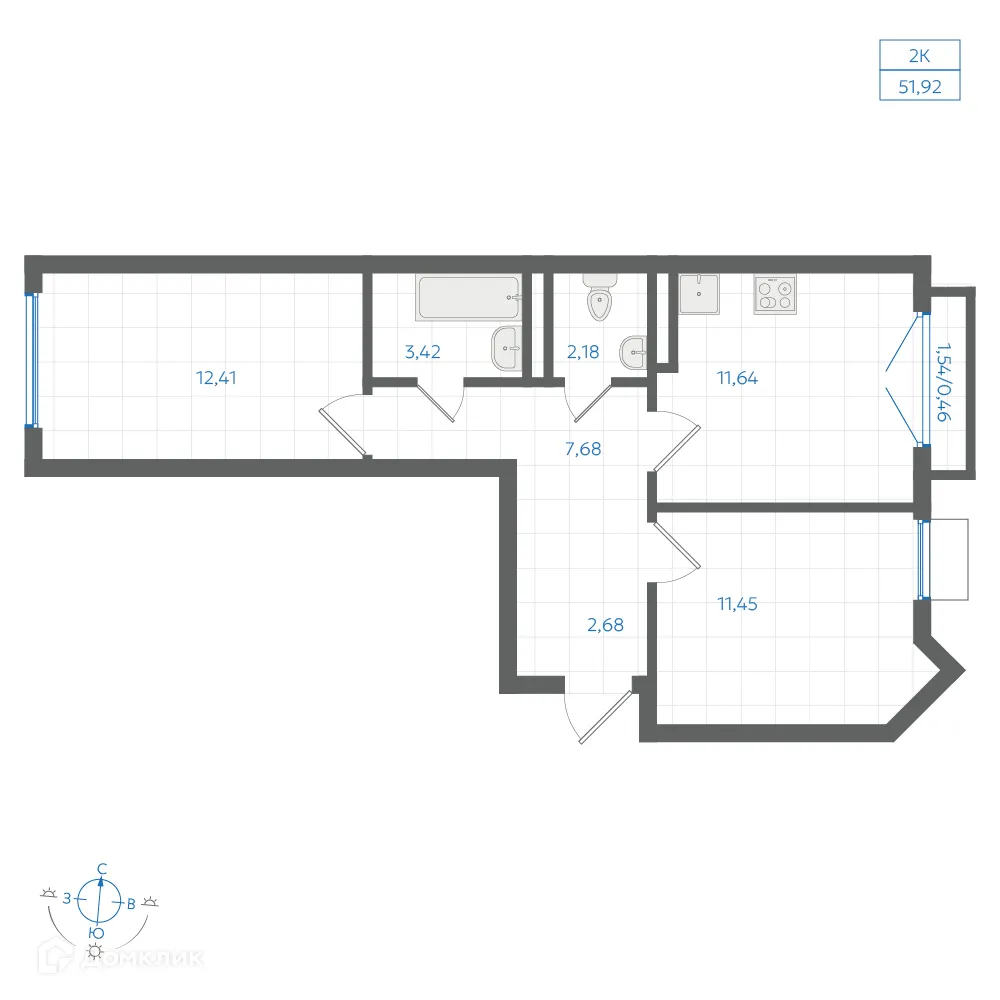 Фото квартиры в ЖК Центральный Парк