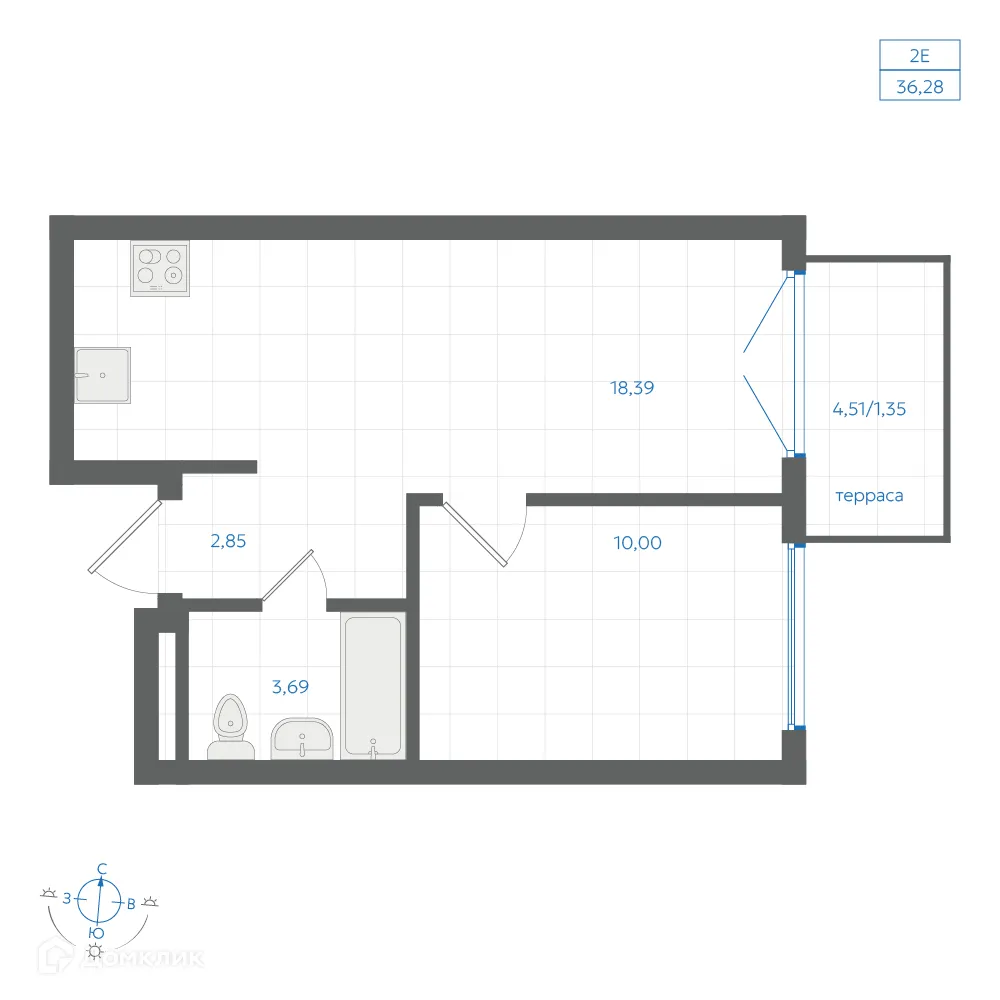 Фото квартиры в ЖК Центральный Парк