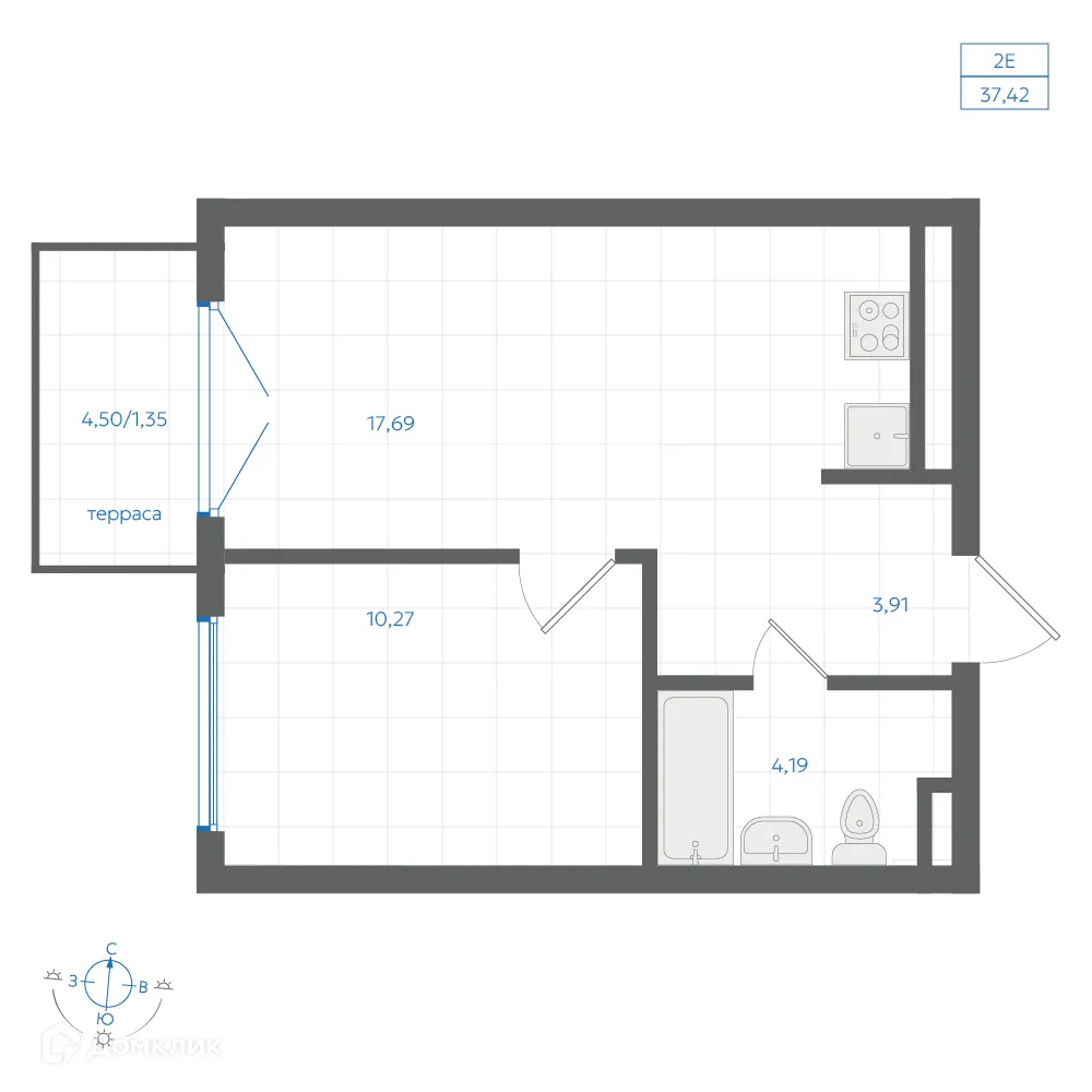Фото квартиры в ЖК Центральный Парк