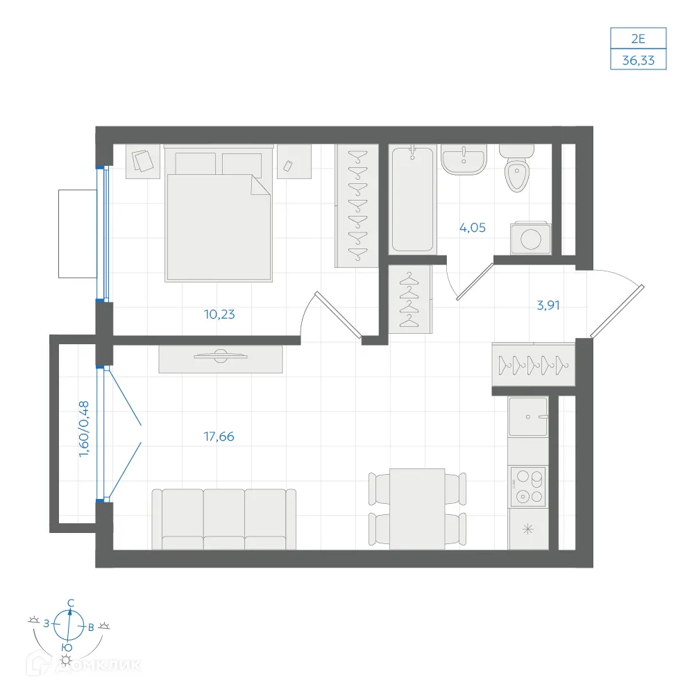 Фото квартиры в ЖК Центральный Парк