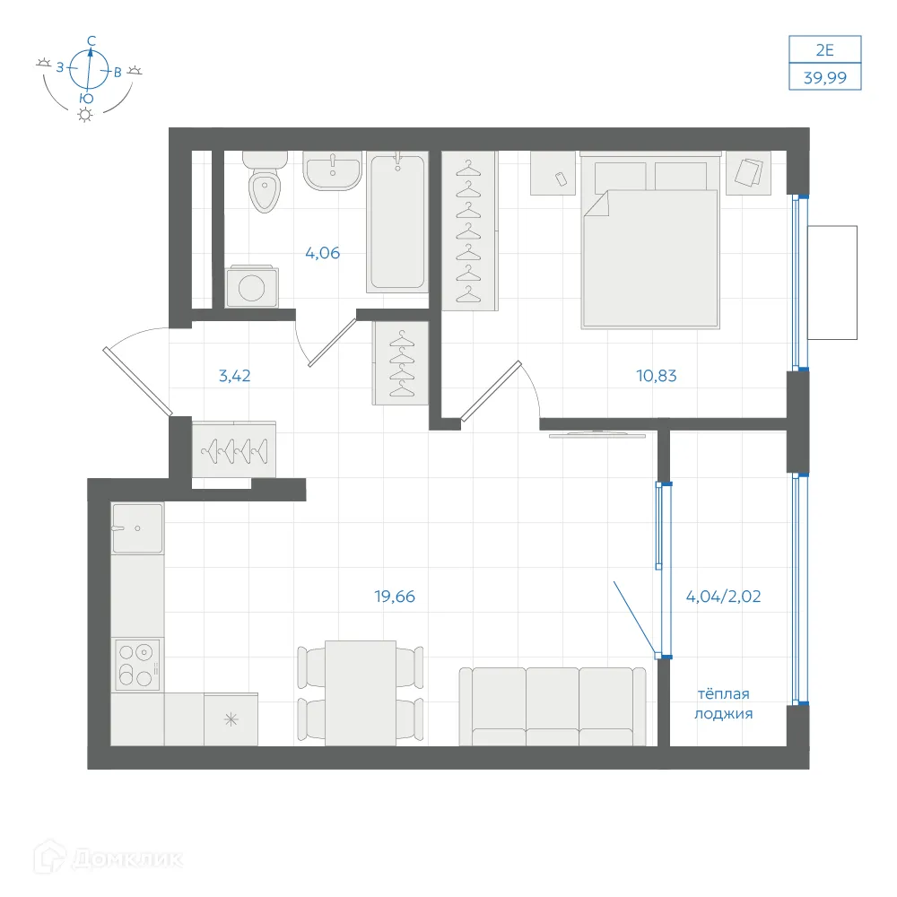 Фото квартиры в ЖК Центральный Парк