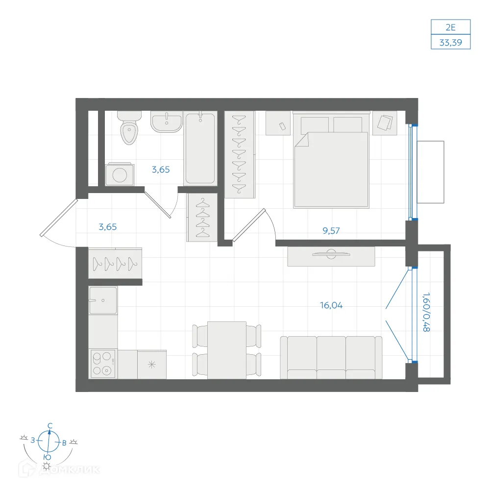 Фото квартиры в ЖК Центральный Парк