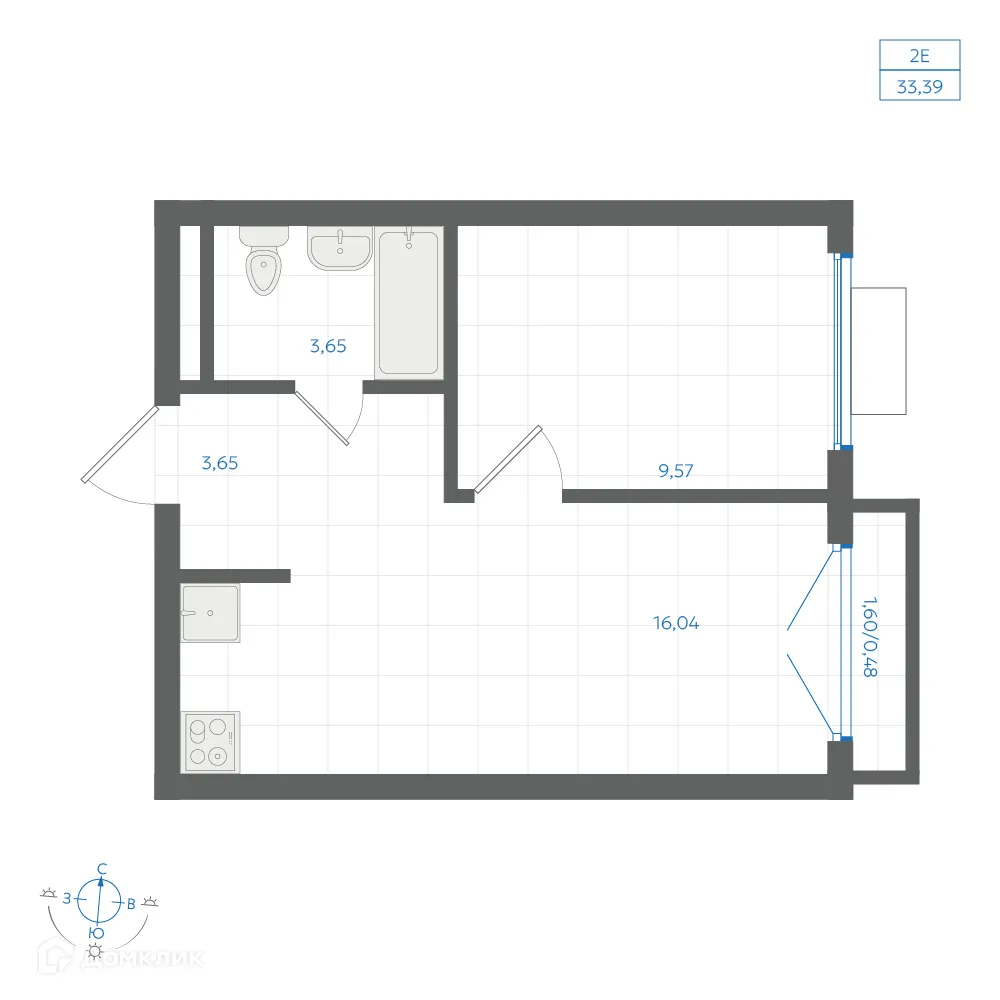 Фото квартиры в ЖК Центральный Парк