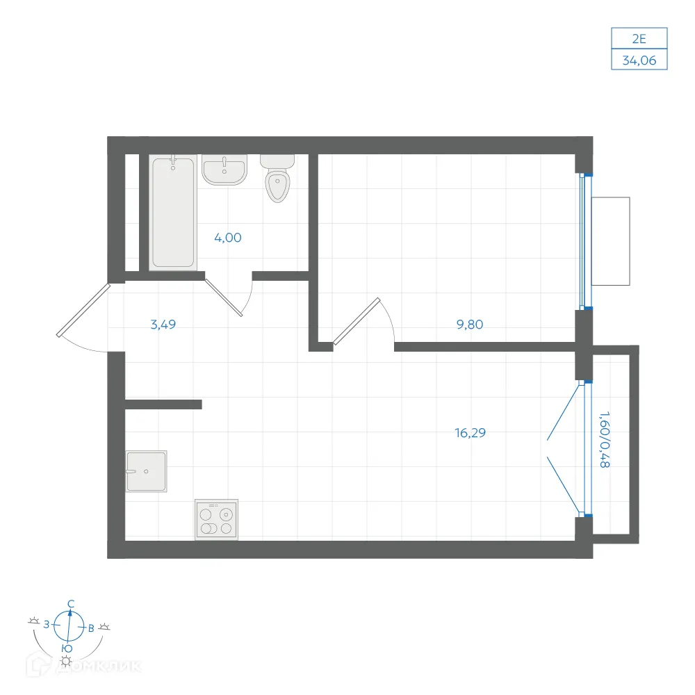 Фото квартиры в ЖК Центральный Парк