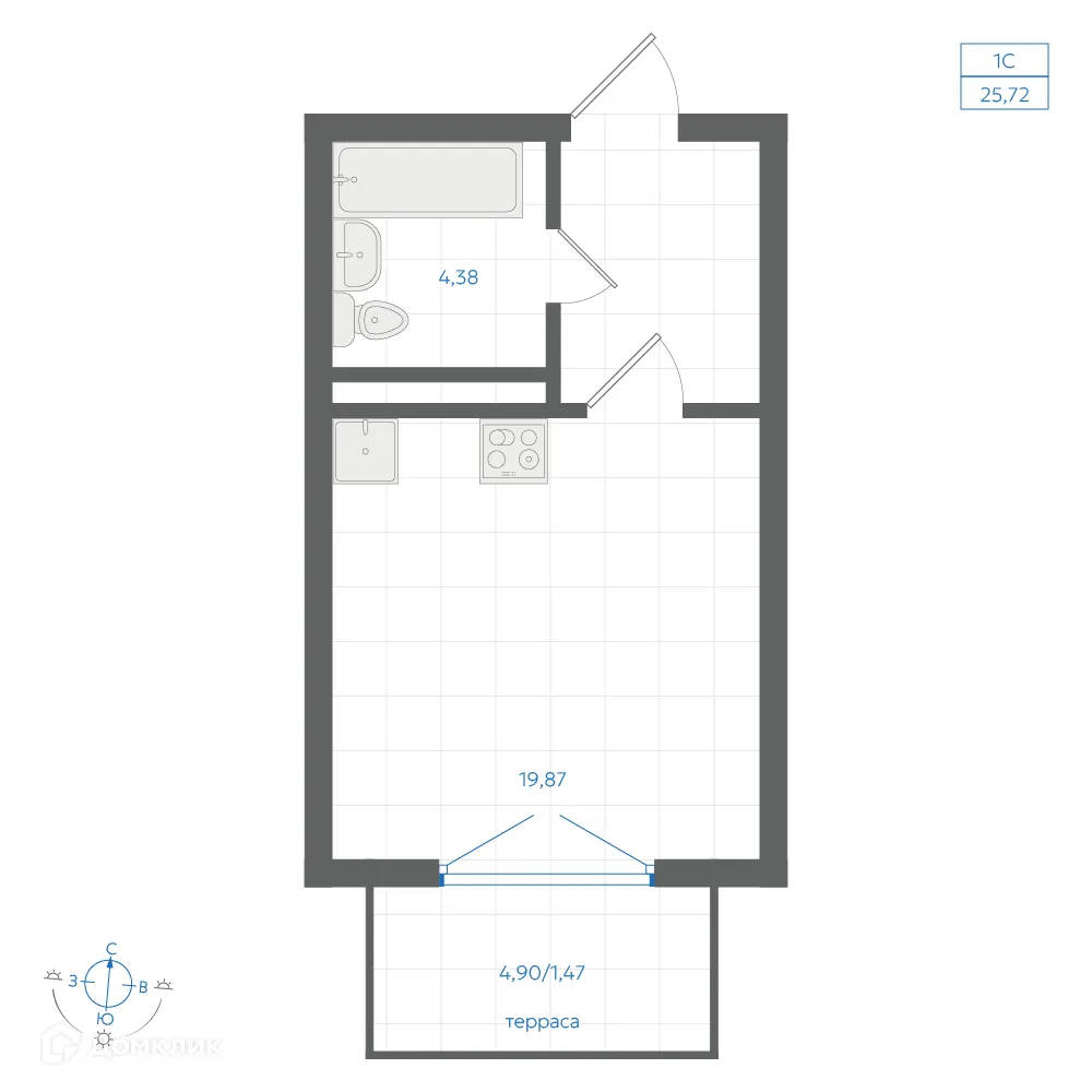Фото квартиры в ЖК Центральный Парк