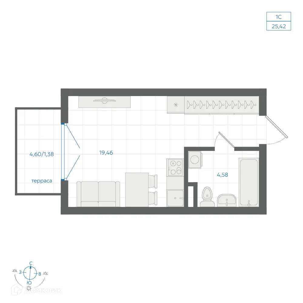 Фото квартиры в ЖК Центральный Парк