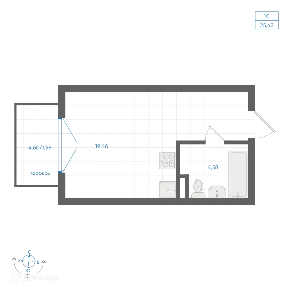 Фото квартиры в ЖК Центральный Парк