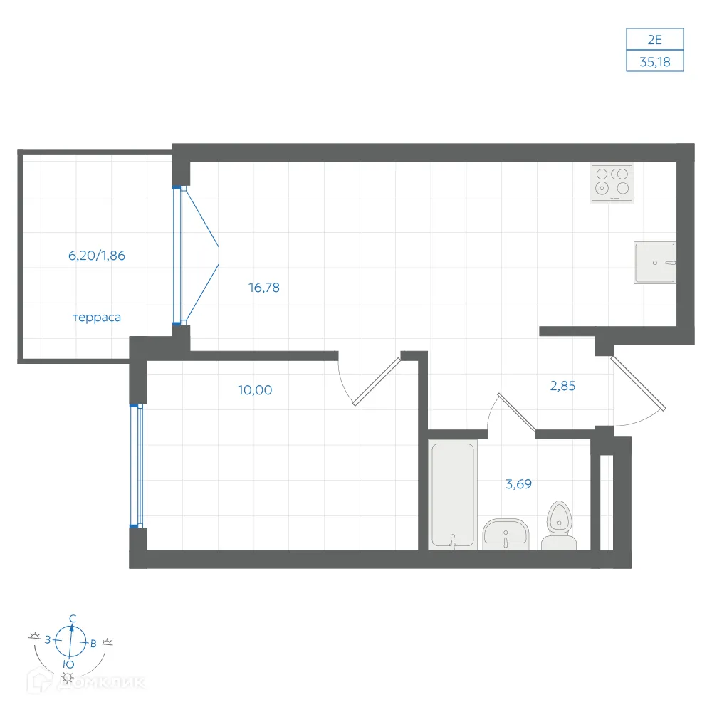 Фото квартиры в ЖК Центральный Парк