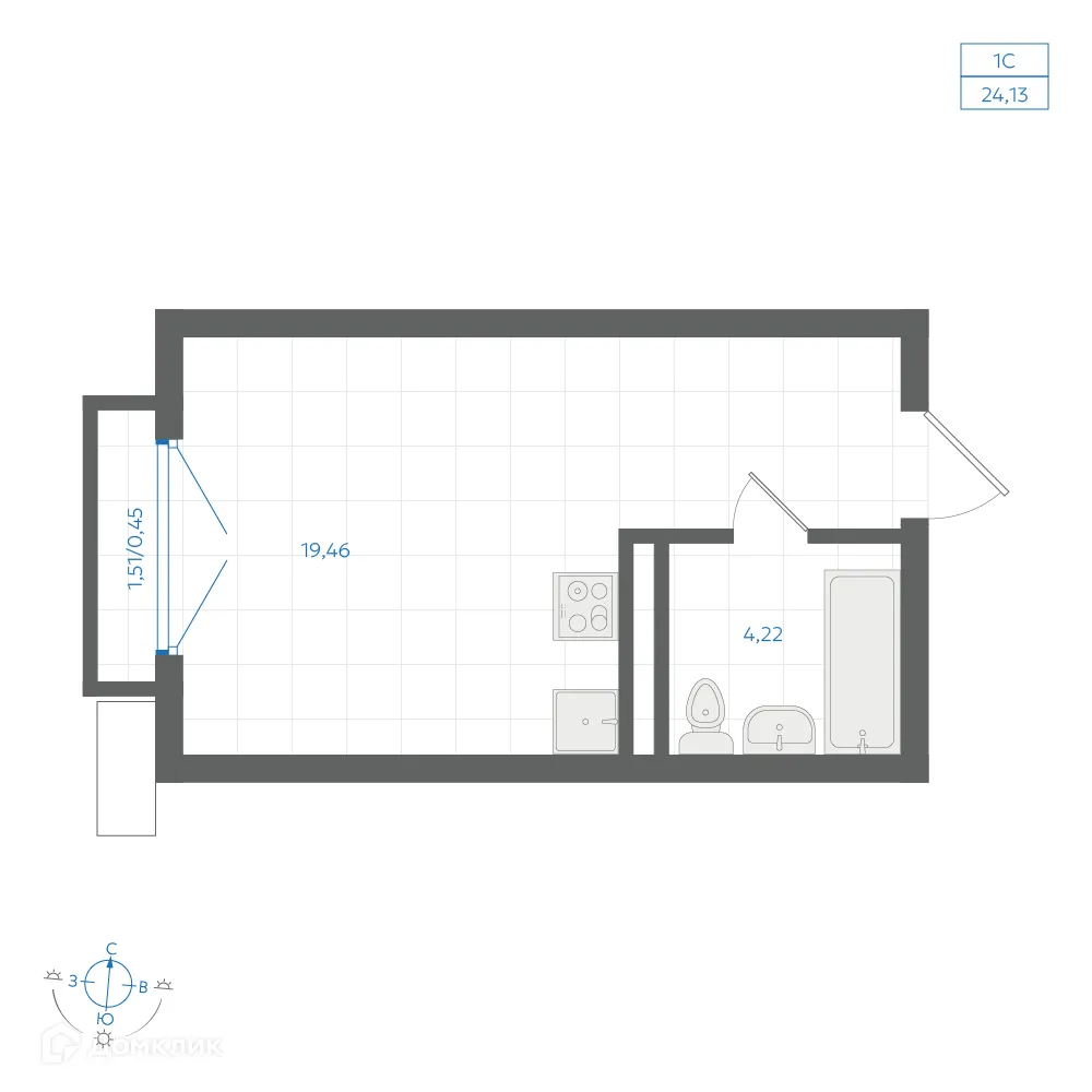 Фото квартиры в ЖК Центральный Парк