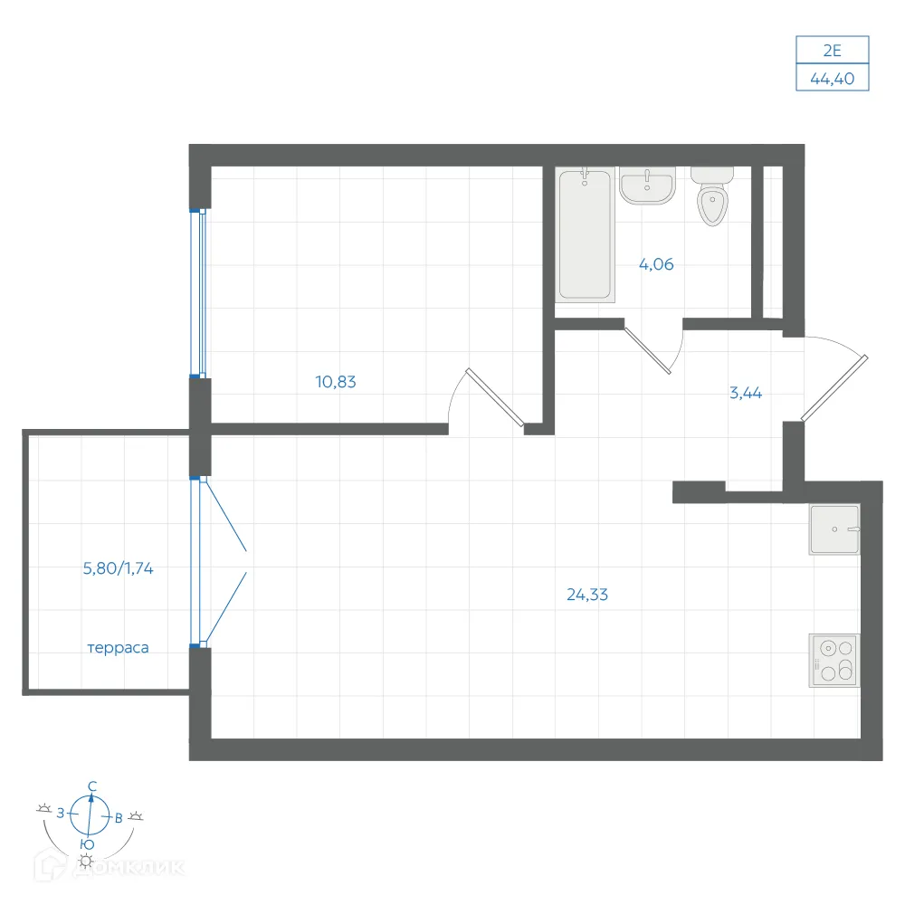 Фото квартиры в ЖК Центральный Парк