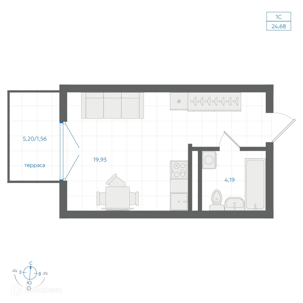 Фото квартиры в ЖК Центральный Парк