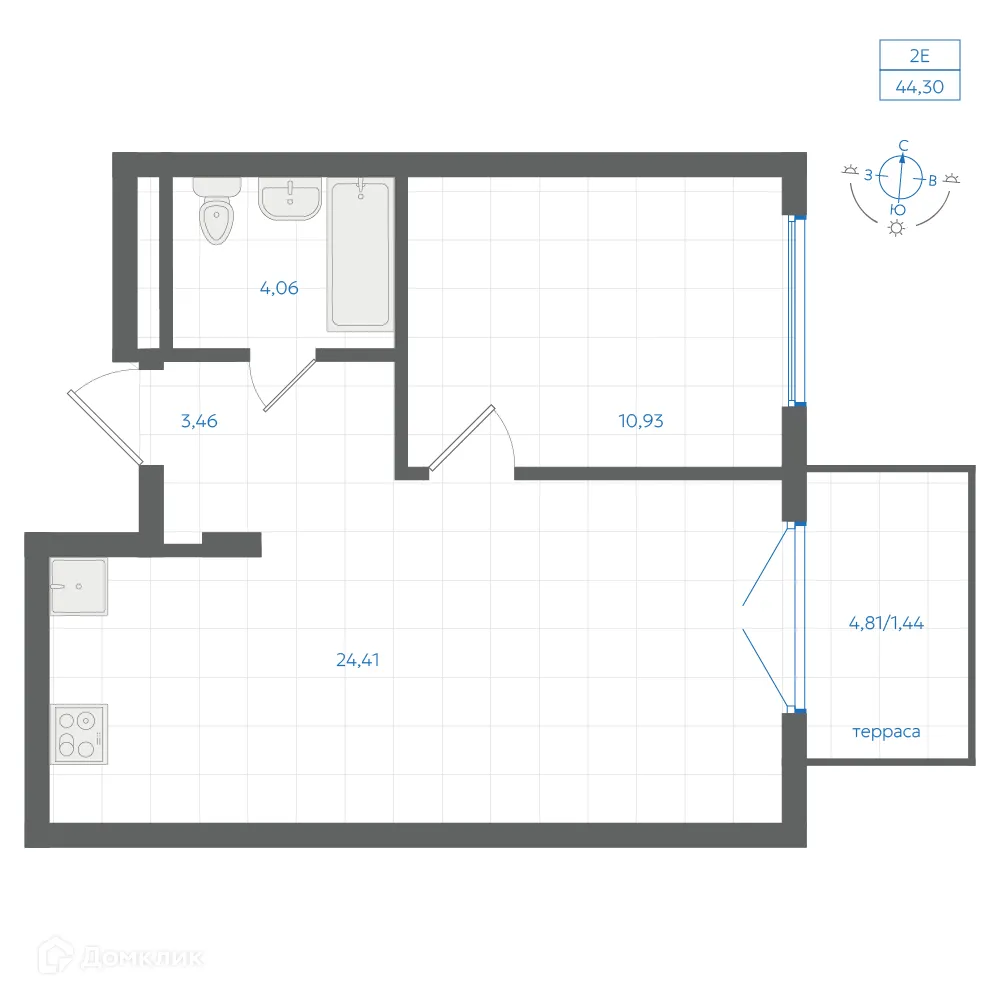 Фото квартиры в ЖК Центральный Парк