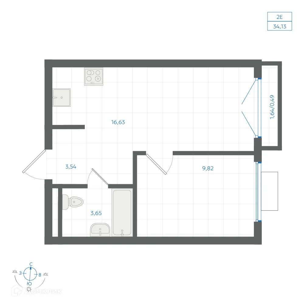 Фото квартиры в ЖК Центральный Парк