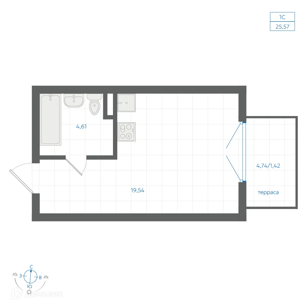 Фото квартиры в ЖК Центральный Парк