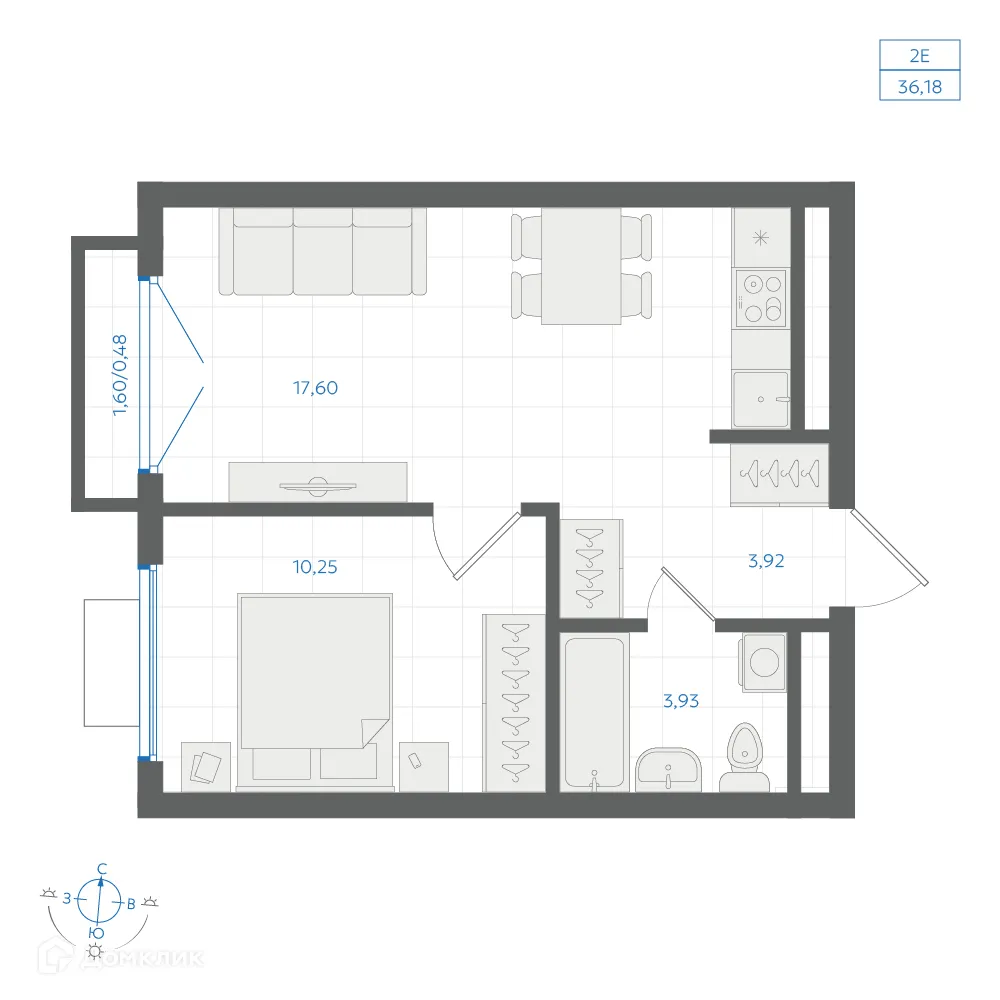 Фото квартиры в ЖК Центральный Парк