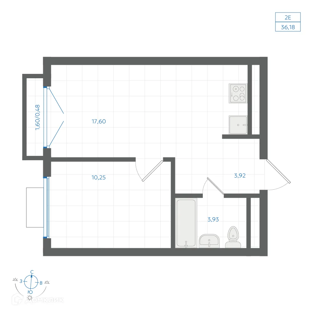 Фото квартиры в ЖК Центральный Парк