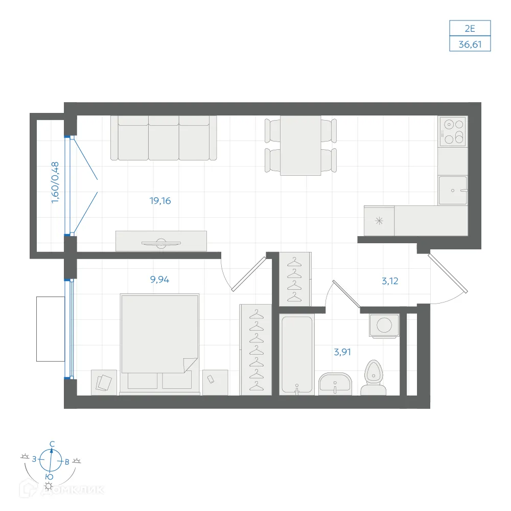 Фото квартиры в ЖК Центральный Парк