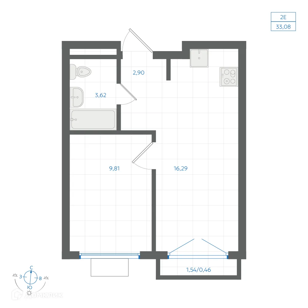 Фото квартиры в ЖК Центральный Парк