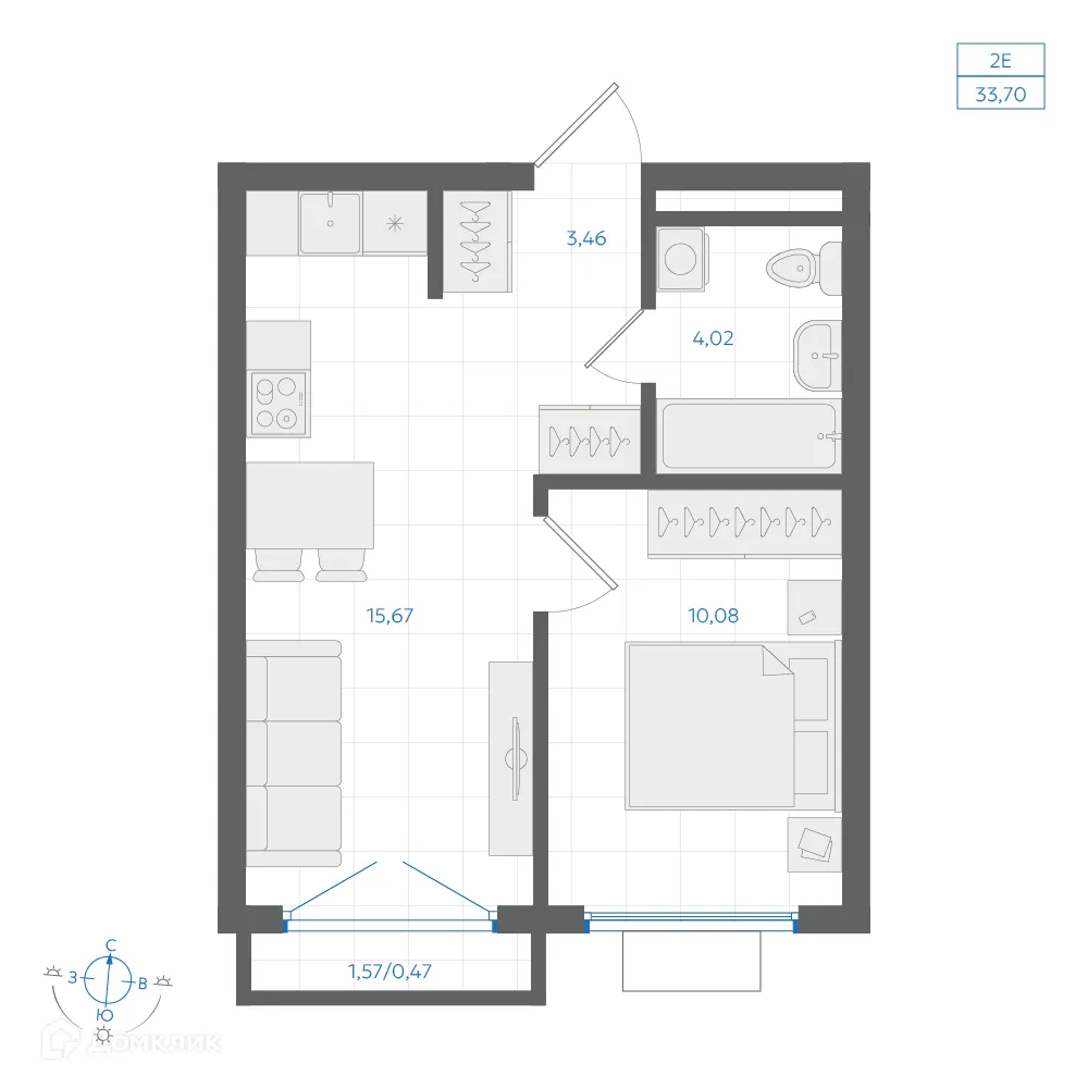 Фото квартиры в ЖК Центральный Парк