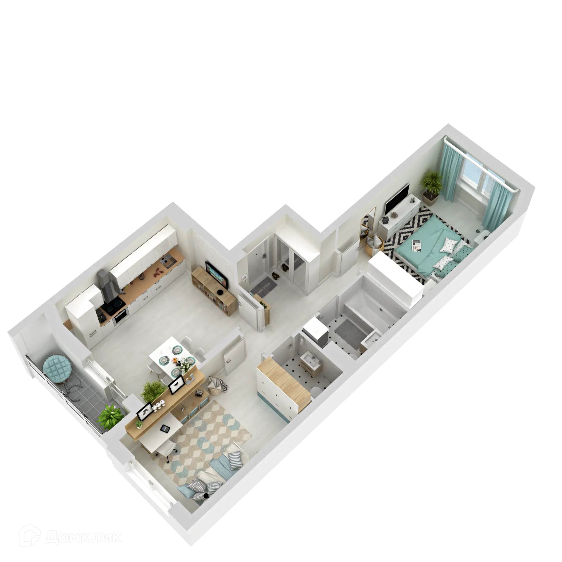 Фото квартиры в ЖК "Абрикос"