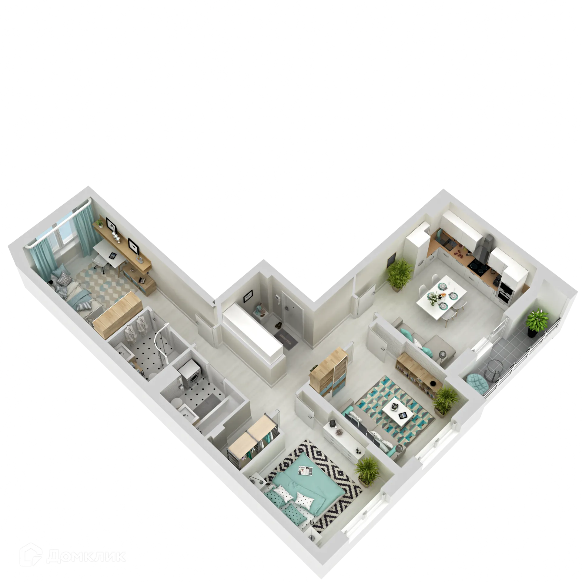 Фото квартиры в ЖК "Абрикос"