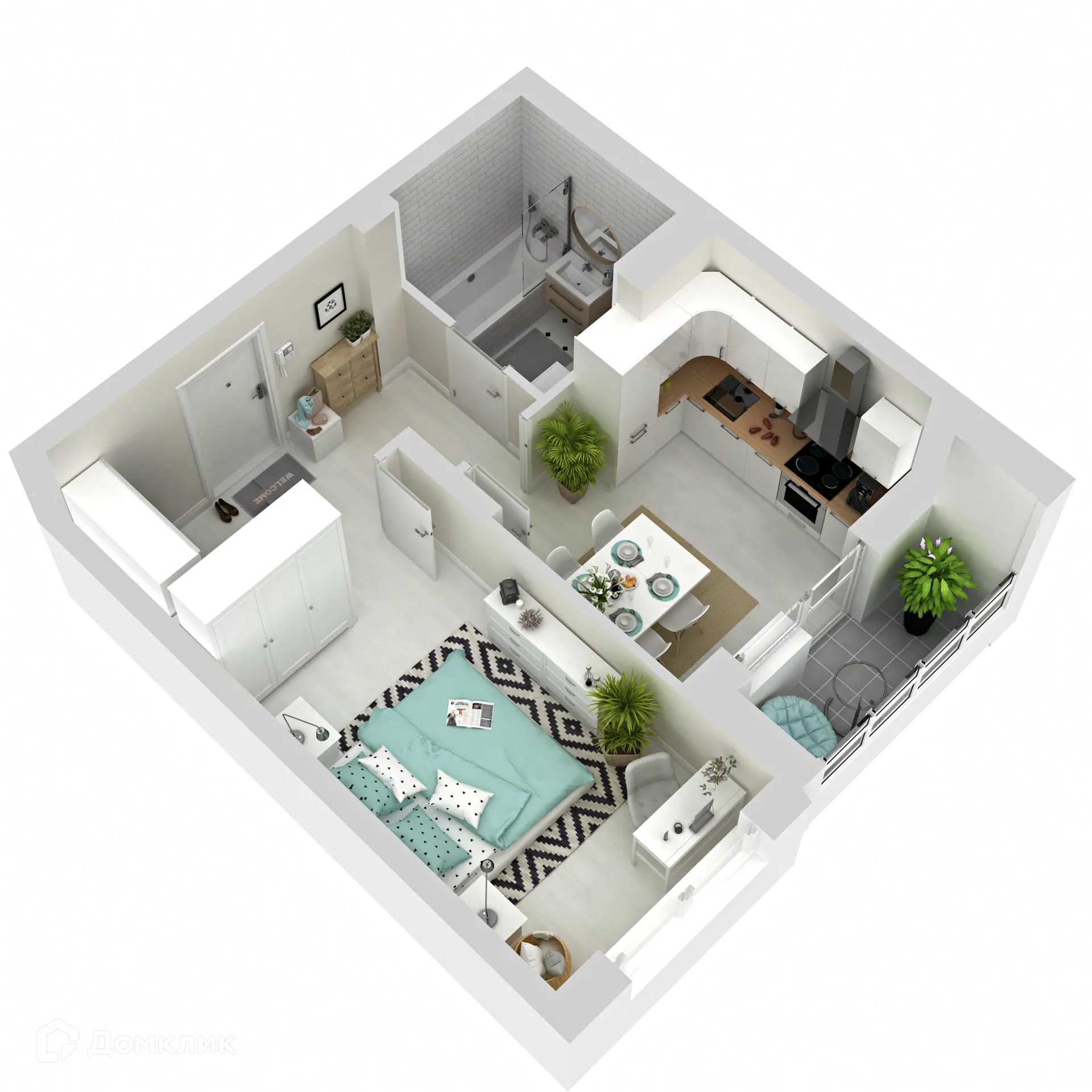 Фото квартиры в ЖК "Абрикос"