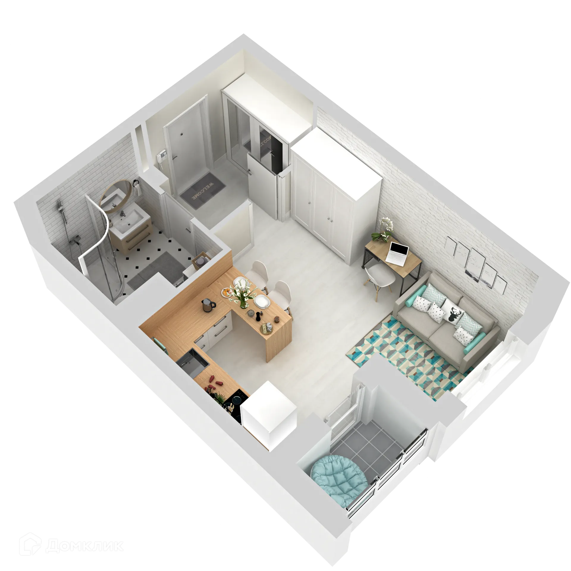 Фото квартиры в ЖК "Абрикос"