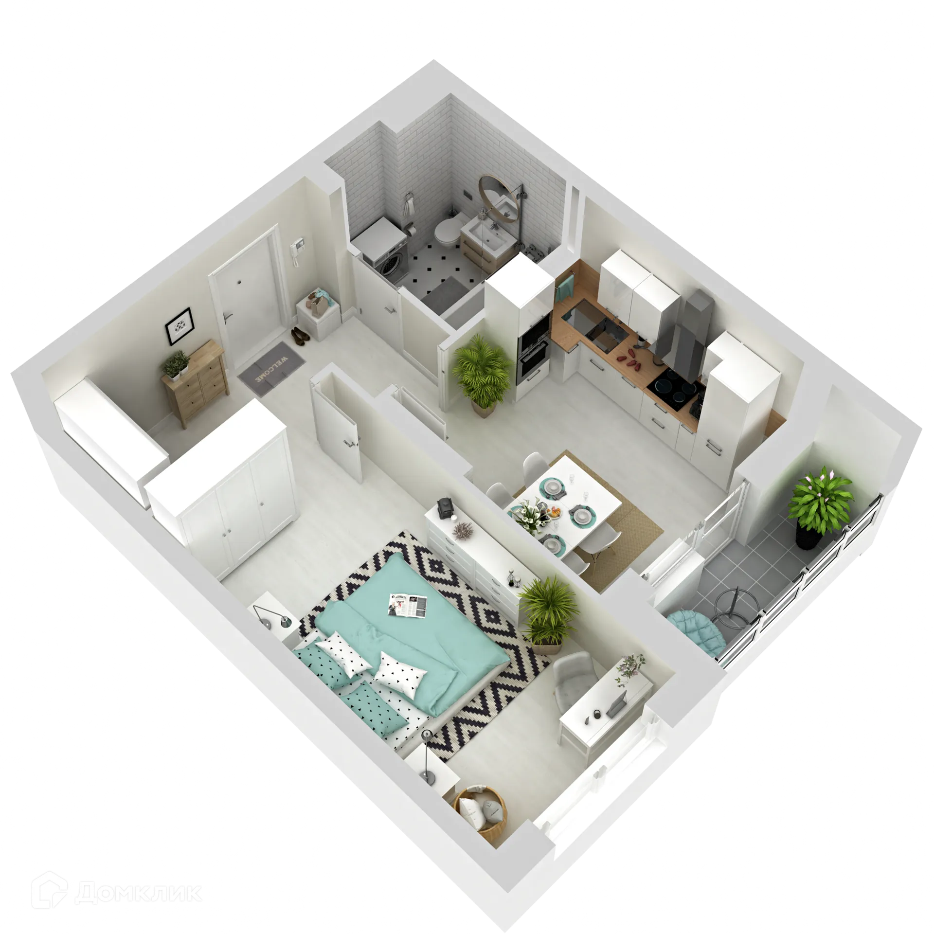 Фото квартиры в ЖК "Абрикос"