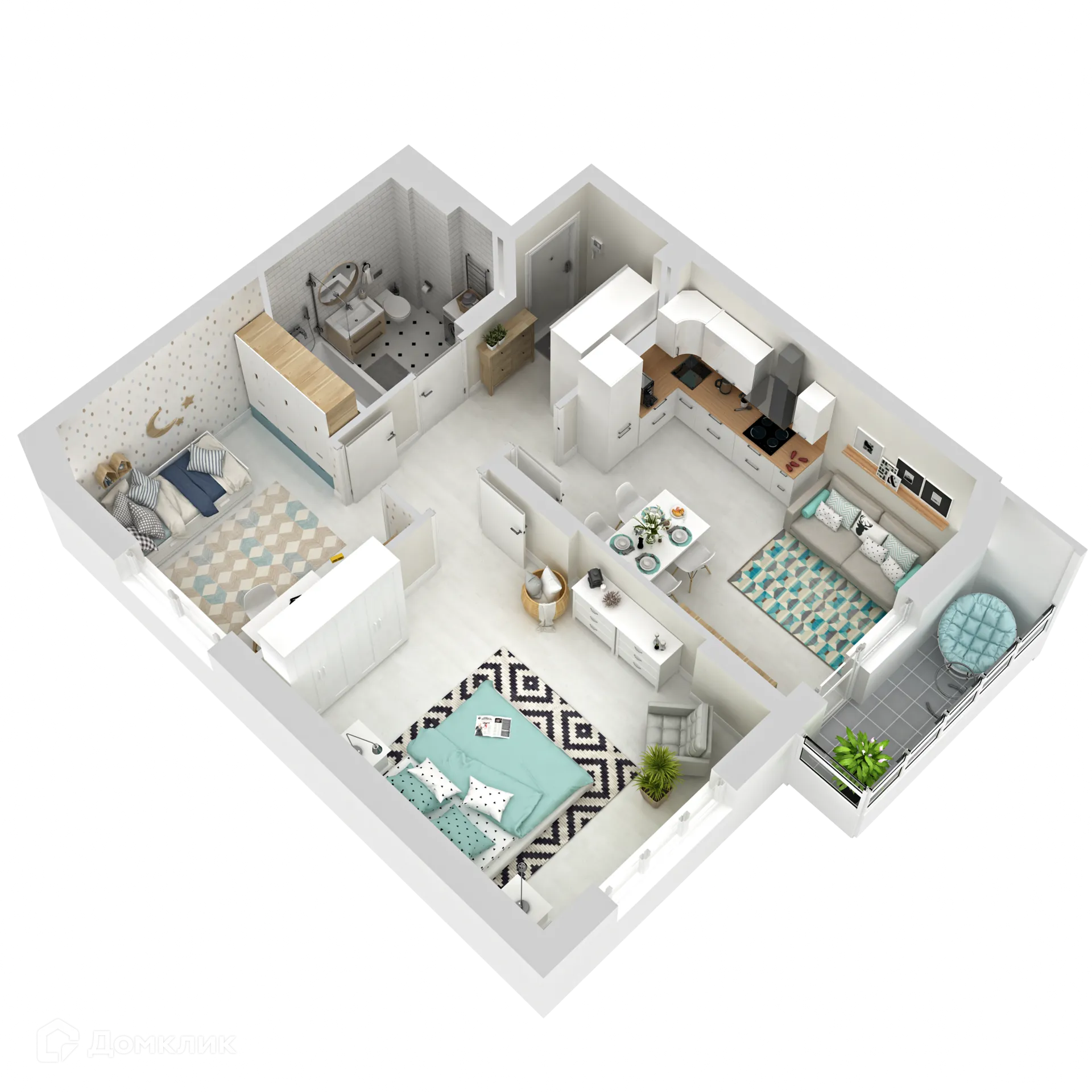 Фото квартиры в ЖК "Абрикос"